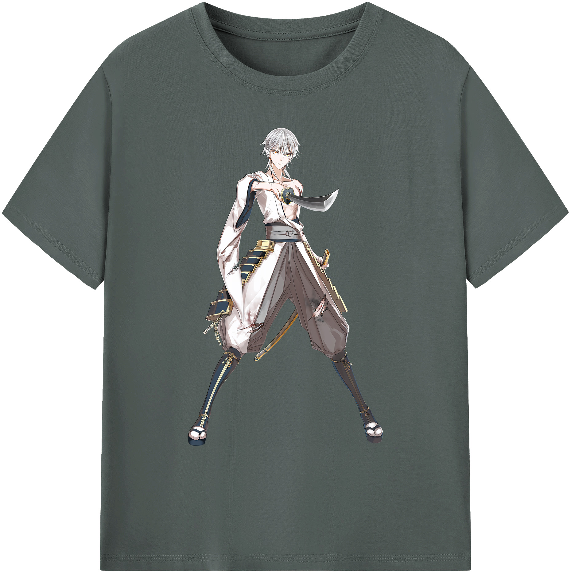 （画像用） 刀剣乱舞 Touken Ranbu 綿100％ メンズ半袖Tシャツ｜肌触りやわらか＆通気性